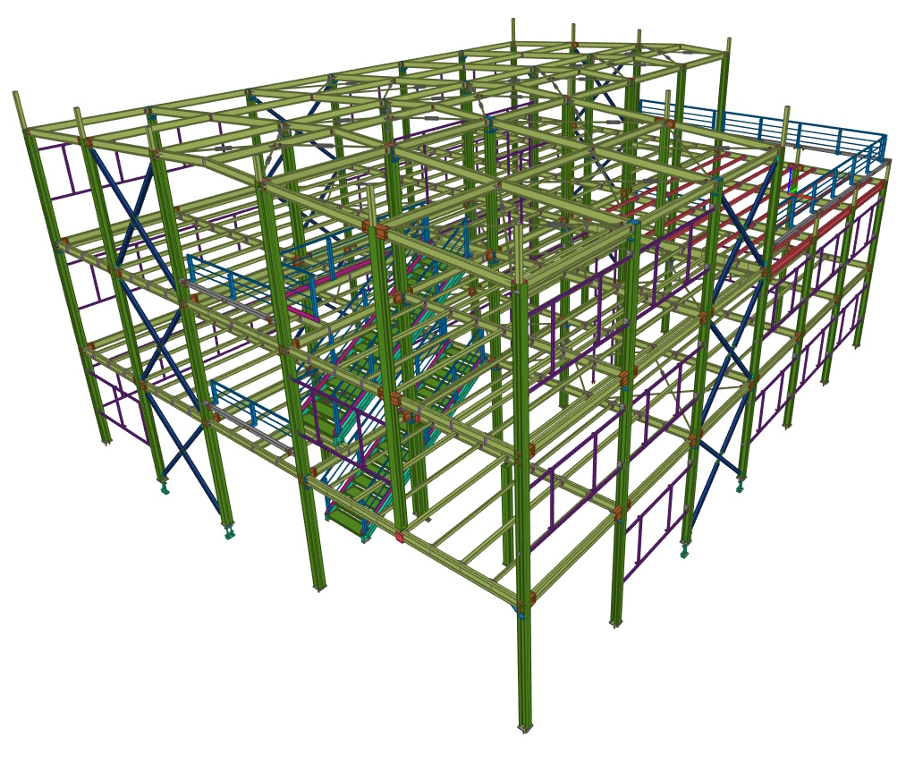 MULTI-STOREY INDUSTRIAL · process building frame