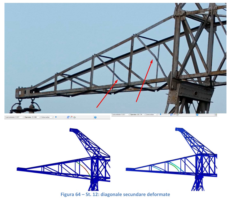 Engineer with caliper at transmission tower